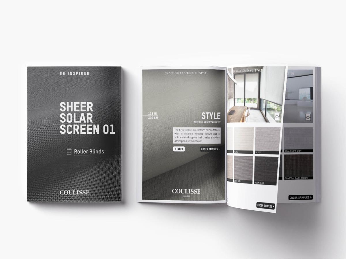 Sheer Solar Screen 01 collection book